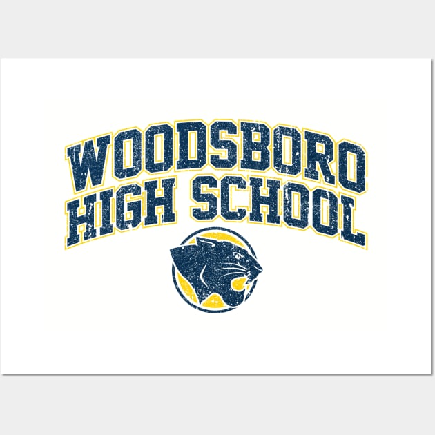 Woodsboro High School (Variant) Wall Art by huckblade